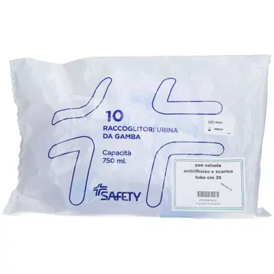 SACCA DI DRENAGGIO DA GAMBA PER INCONTINENZA TUBO 35 CM 10 PEZZI SACCA DI DRENAGGIO DA GAMBA PER INCONTINENZA TUBO 35 CM 10 PEZZI