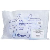 SACCA DI DRENAGGIO DA GAMBA PER INCONTINENZA TUBO 35 CM 10 PEZZI