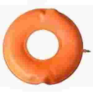CIAMBELLA GONFIABILE PER INVALIDI IN GOMMA ROSSA TEAM DELUXE CON POMPA 43CM DIAMETRO
