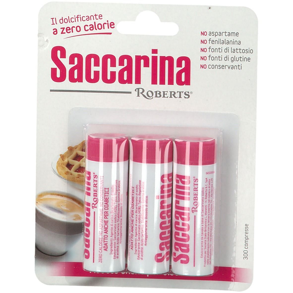 Saccarina Roberts 300 Compresse 30 Mg