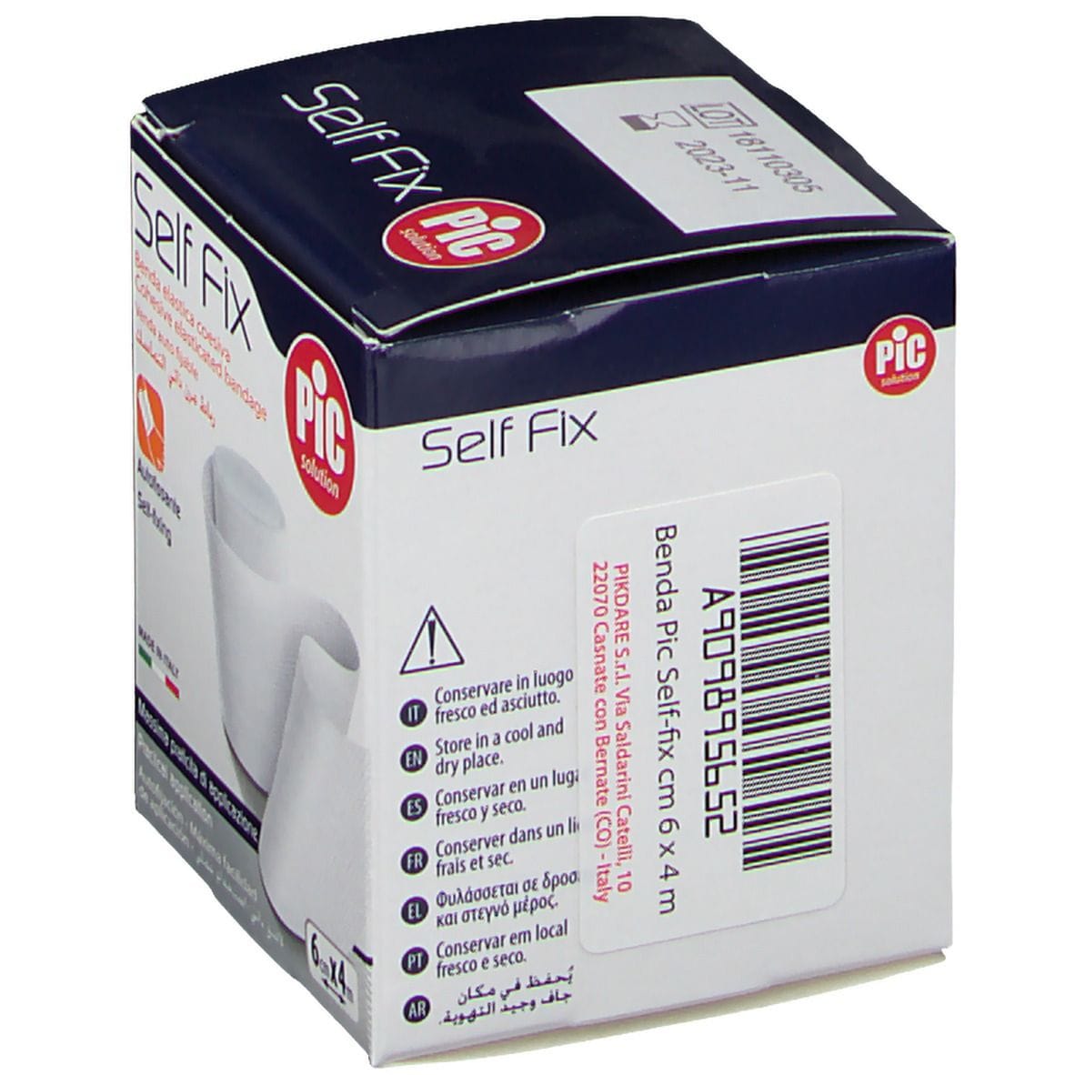 Benda elastica autoadesiva Pic Self Fix 6x400 cm