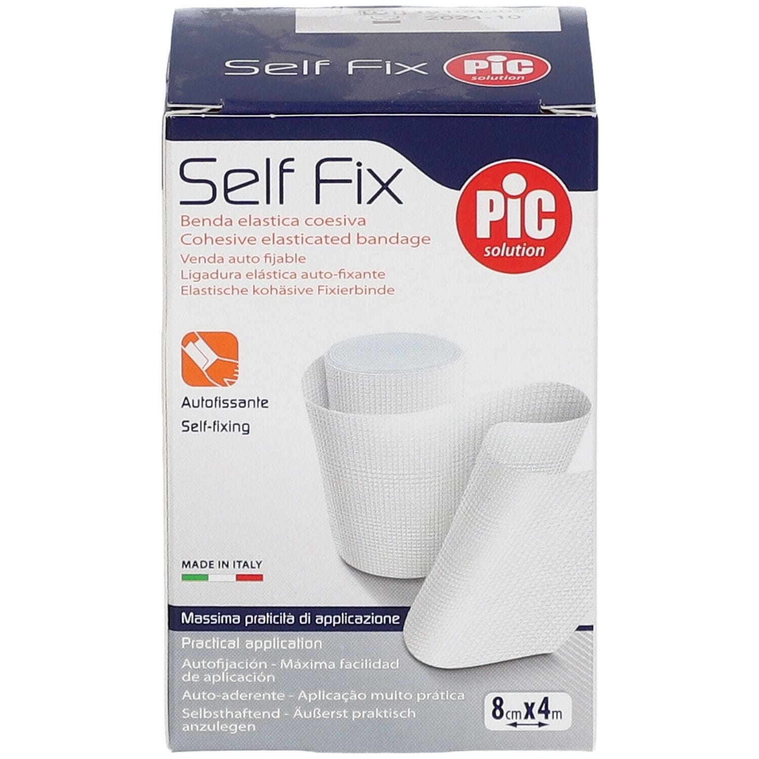 BENDA ELASTICA AUTOADESIVA PIC SELF FIX 8X400 CM FUSTELLA