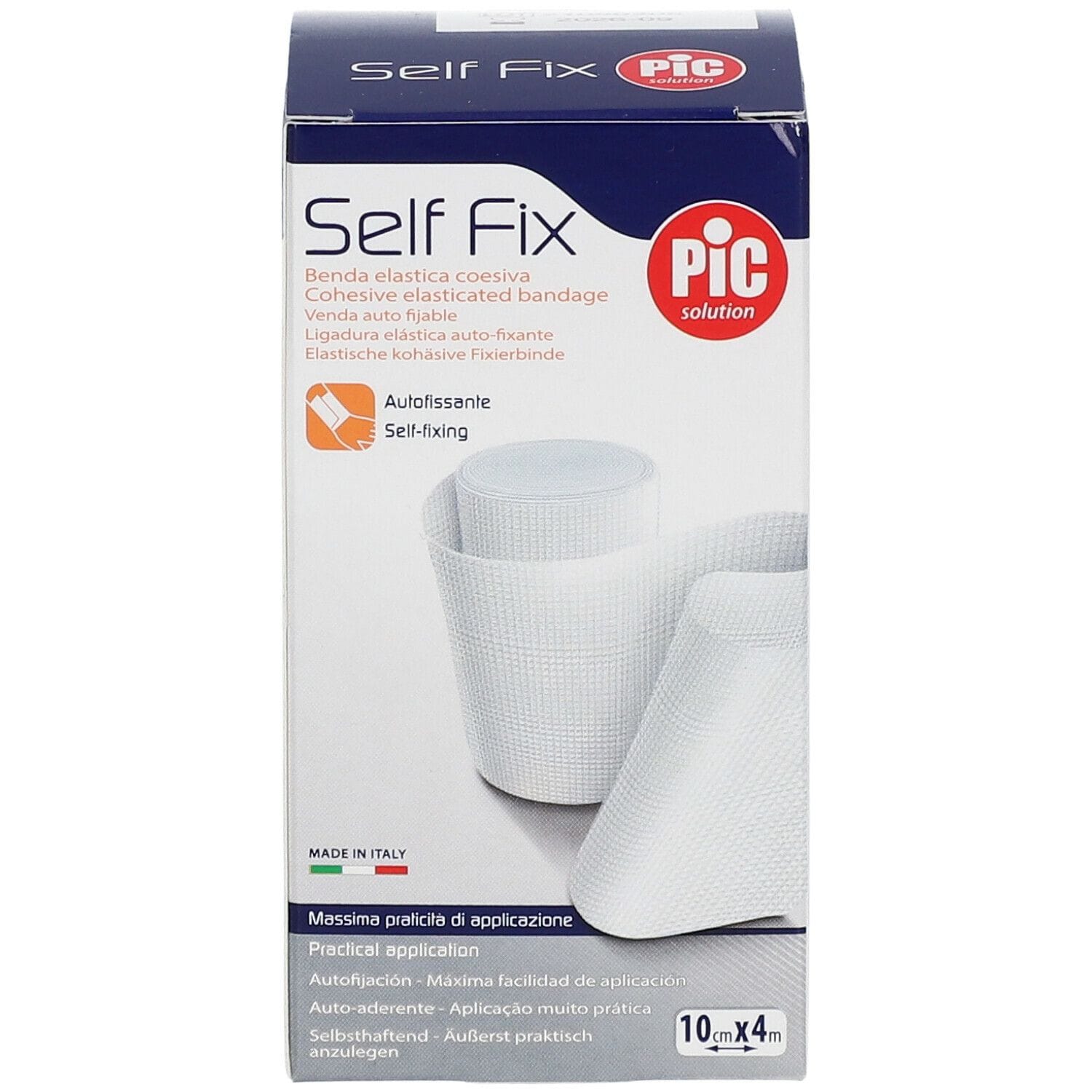 BENDA ELASTICA AUTOADESIVA PIC SELF FIX 10X400 CM FUSTELLA