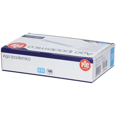 AGO STERILE PIC IN BLISTER SINGOLO CONO LUER LOCK GAUGE21 0,60X25MM CODICE COLORE BLU CHIARO 100 PEZZI AGO STERILE PIC IN BLISTER SINGOLO CONO LUER LOCK GAUGE21 0,60X25MM CODICE COLORE BLU CHIARO 100 PEZZI