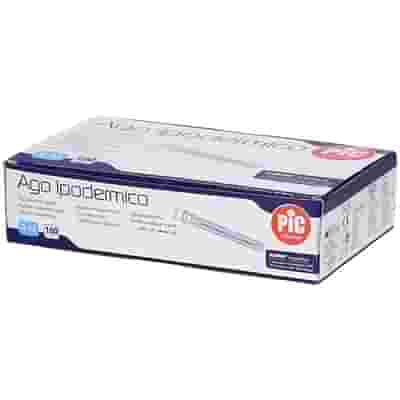 AGO STERILE PIC IN BLISTER SINGOLO CONO LUER LOCK GAUGE21 0,60X25MM CODICE COLORE BLU CHIARO 100 PEZZI