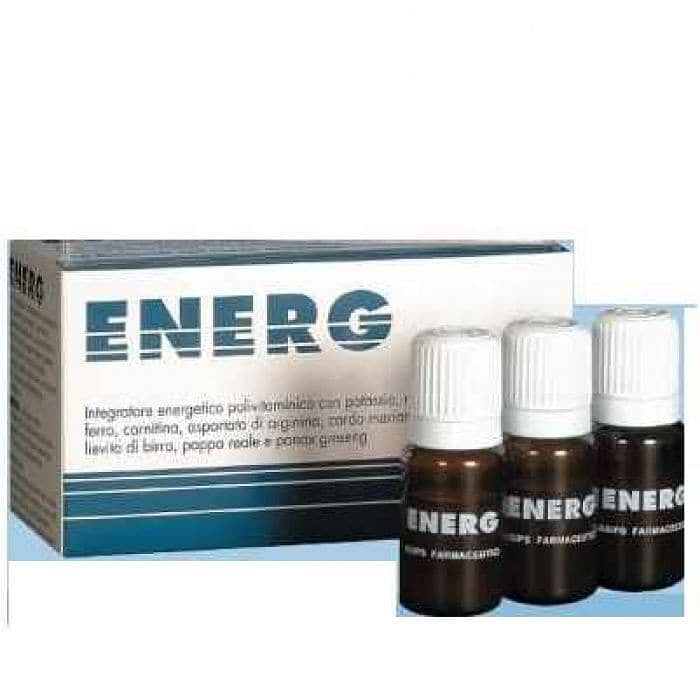 Energ 10 Flaconcini 10 Ml Con Tappo Serbatoio