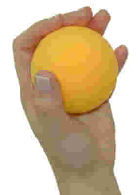 MANUS ABILIS PALLINA PER RIABILITAZIONE MANO 5 GIALLO SCURO SFORZO MASSIMO