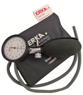 SFIGMOMANOMETRO ANEROIDE KOBOLD ERKA  SCALA DA 300 MMHG CON SUDDIVISIONE DI 2 MM  MANOMETRO DI PRECISIONE IN ALLUMINIO ANODIZZATO E MONOPALLA INCORPORATA  MODELLO A 1 TUBO