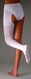 ALBERT ANDRE' ARTICOLO 702 KK6 MONOCOLLANT A-T ANTITROMBOSI PUNTA APERTA LYCRA MM HG 18-24 COLORE BIANCO TAGLIA DESTRO M-STANDARD