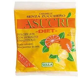ASUCRI CARAMELLA ARANCIA LIMONE 40 G ASUCRI CARAMELLA ARANCIA LIMONE 40 G