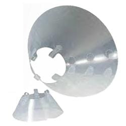 Collare Elisabetta Classic trasparente per animali, 40cm