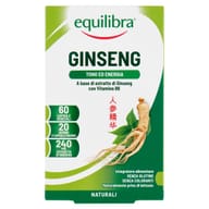 Integratore Equilibra Ginseng con Vitamina B6, 60 perle