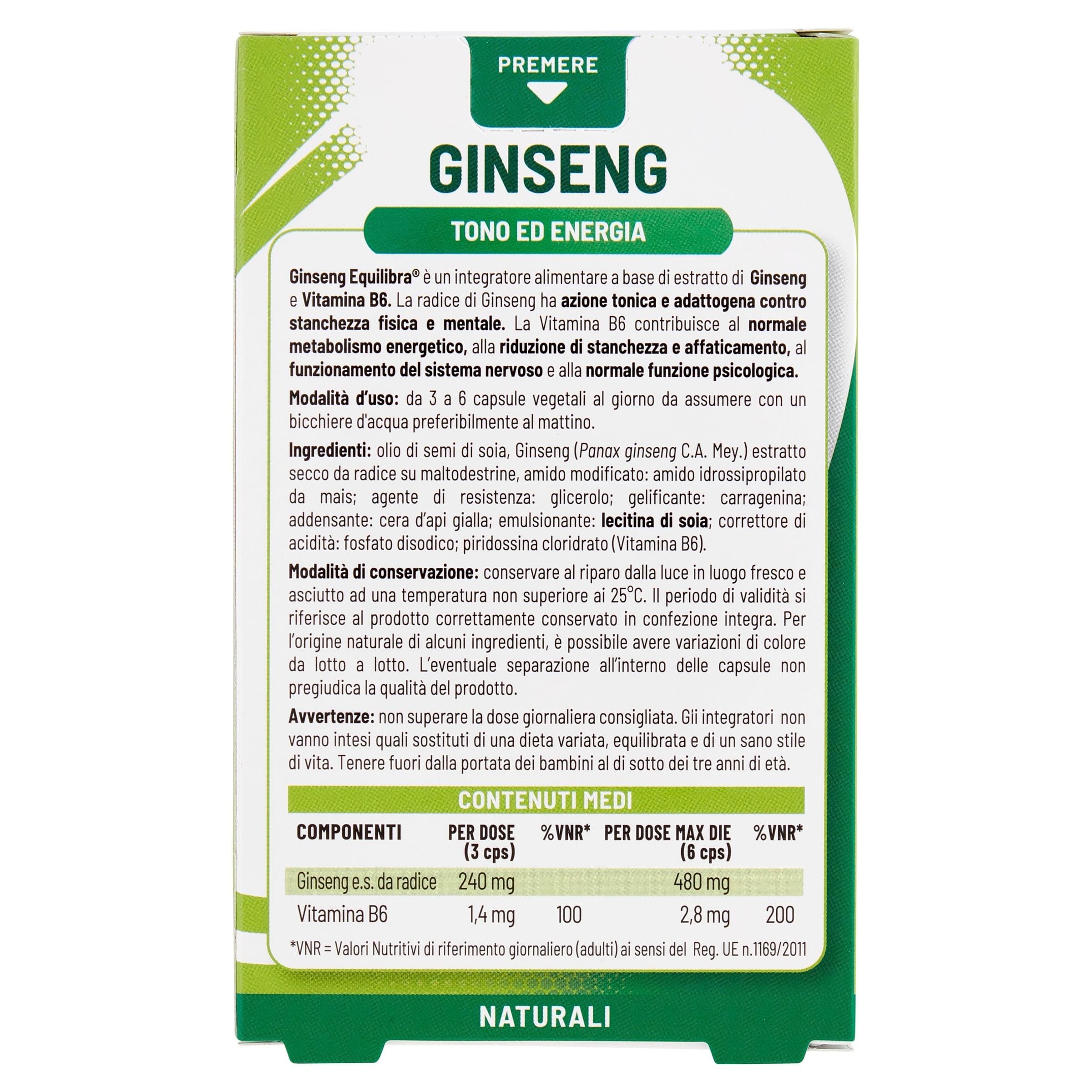 GINSENG 60 PERLE 19,2 G