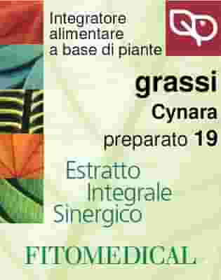 CYNARA GRASSI ESTRATTO INTEGRALE SINERGICO 60 ML PREPARATO 19