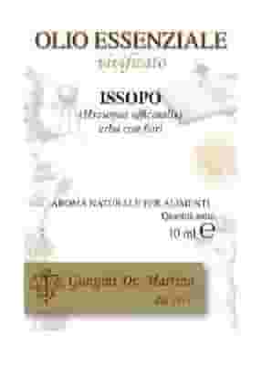 Olio Essenziale di Issopo naturale per alimenti, 10ml