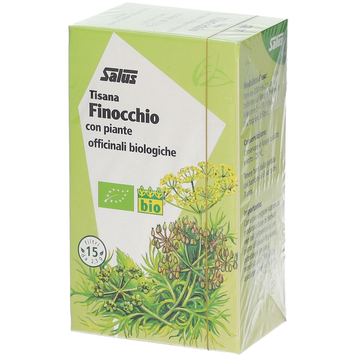 Finocchio Tisana 15 Filtri Bio