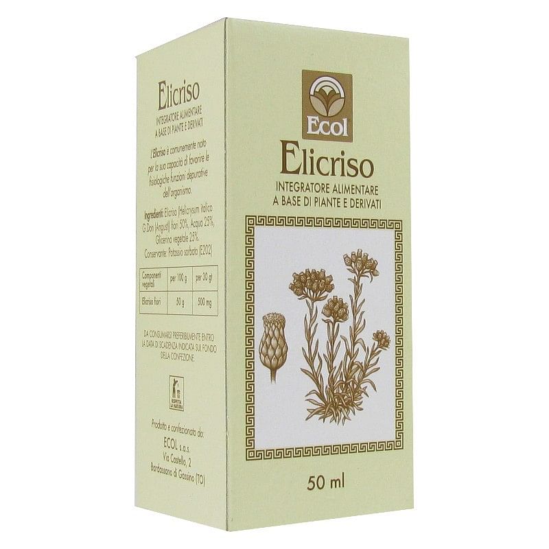 Elicriso Estratto Analcolico 50 Ml Articolo 793