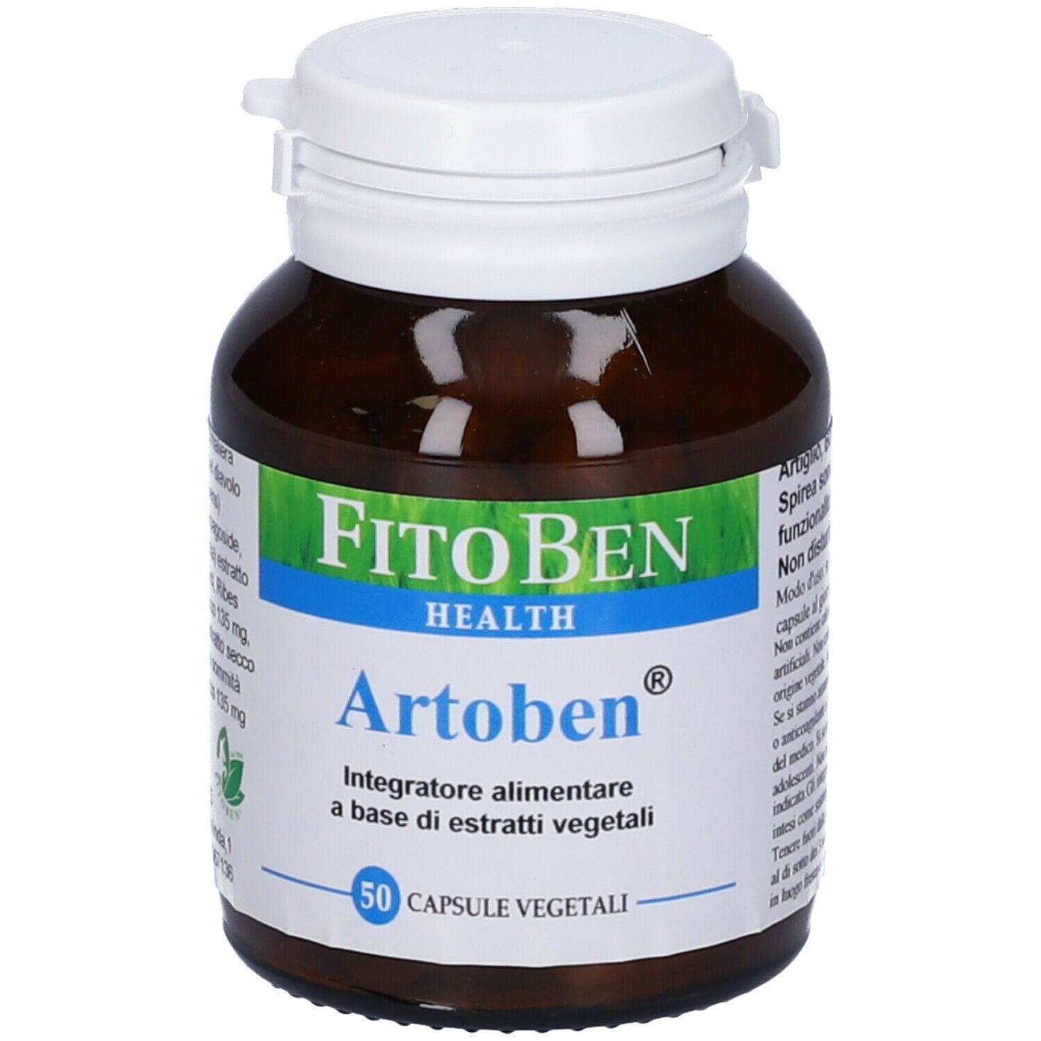 Integratore Artoben Erbe per articolazioni e digestione, 50 capsule