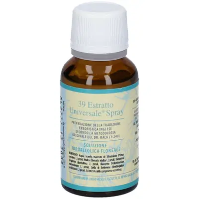 FIORI DI BACH ESTRATTO UNIVERSALE SPRAY 20 ML FIORI DI BACH ESTRATTO UNIVERSALE SPRAY 20 ML