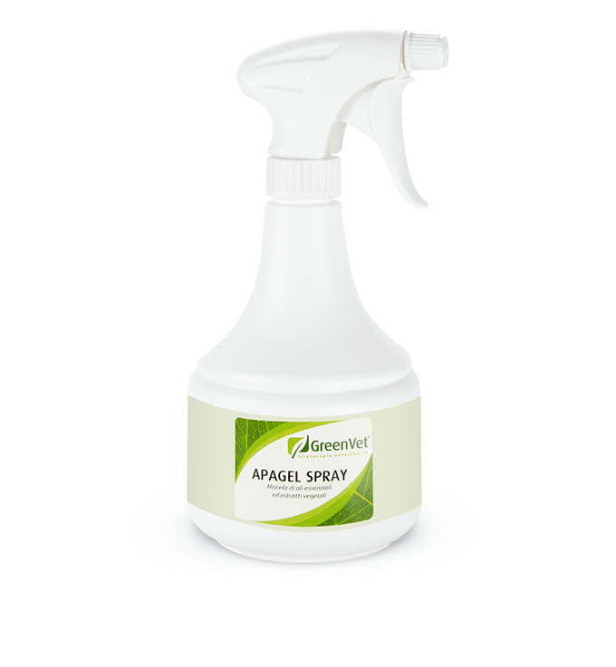 Greenvet Apagel Spray con oli essenziali, 500ml uso esterno