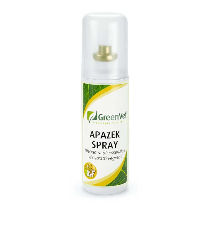Greenvet Apazek Spray con oli essenziali, 100ml