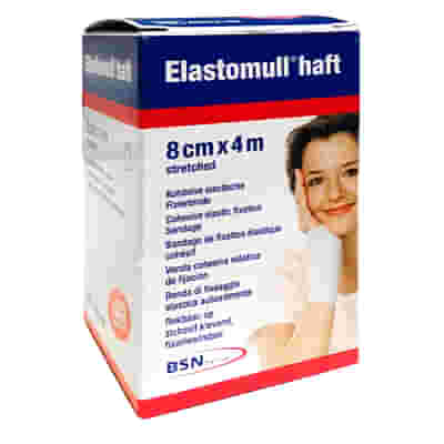 BENDA ELASTICA AUTOADESIVA ELASTOMULL HAFT BLU 8X400 CM