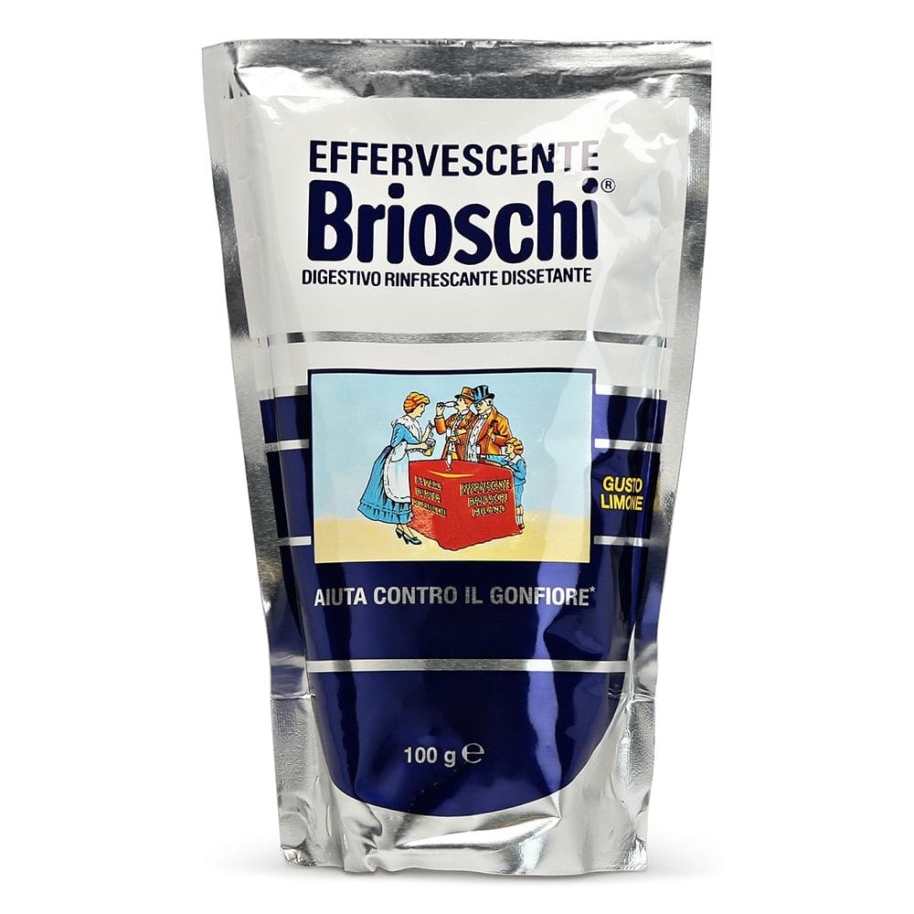 Brioschi Effervescente gusto limone, granuli digestivi 100g