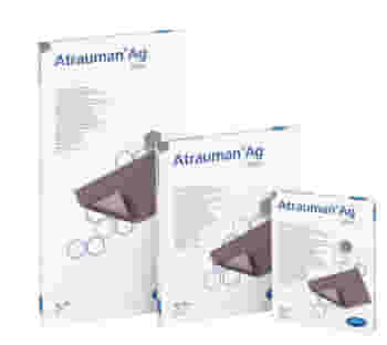 Medicazione sterile Atrauman AG con argento 5x5cm, 10 pezzi