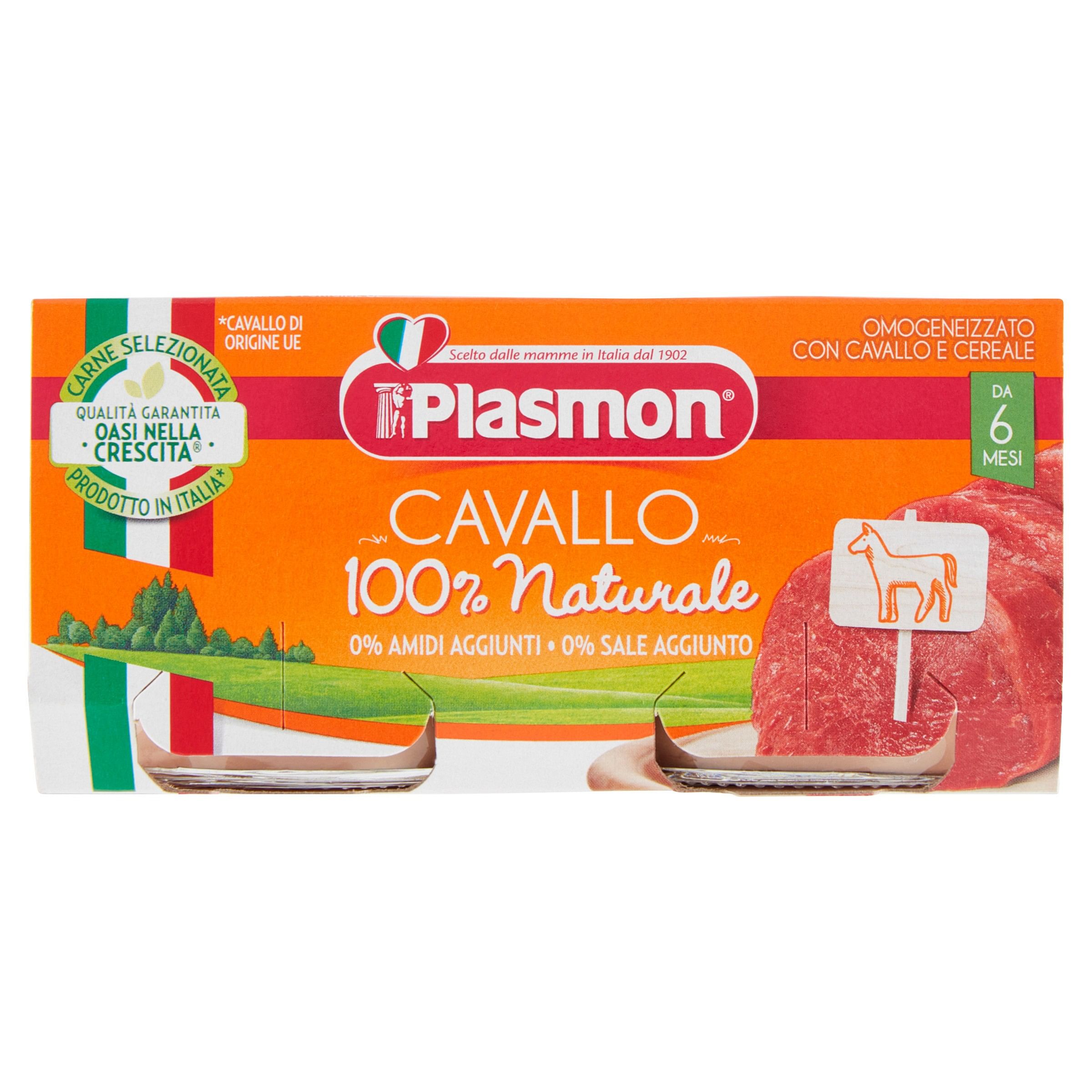 Plasmon Omogeneizzato Cavallo 80 G X 2 Pezzi