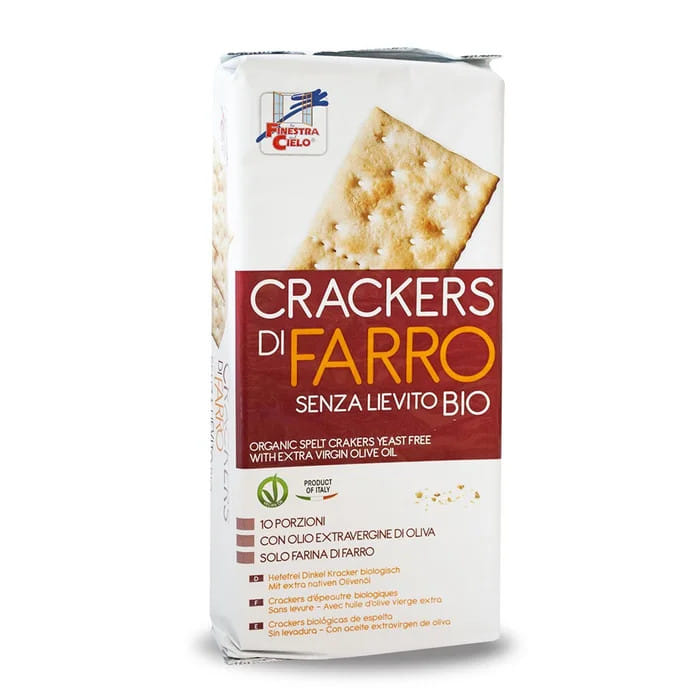 FSC CRACKERS DI FARRO SENZA LIEVITO CON OLIO EXTRAVERGINE DI OLIVA BIO 280 G