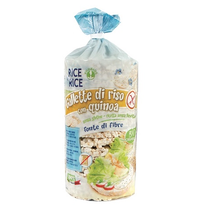 Rice&Rice Gallette Di Riso Con Quinoa 100 G Senza Lievito