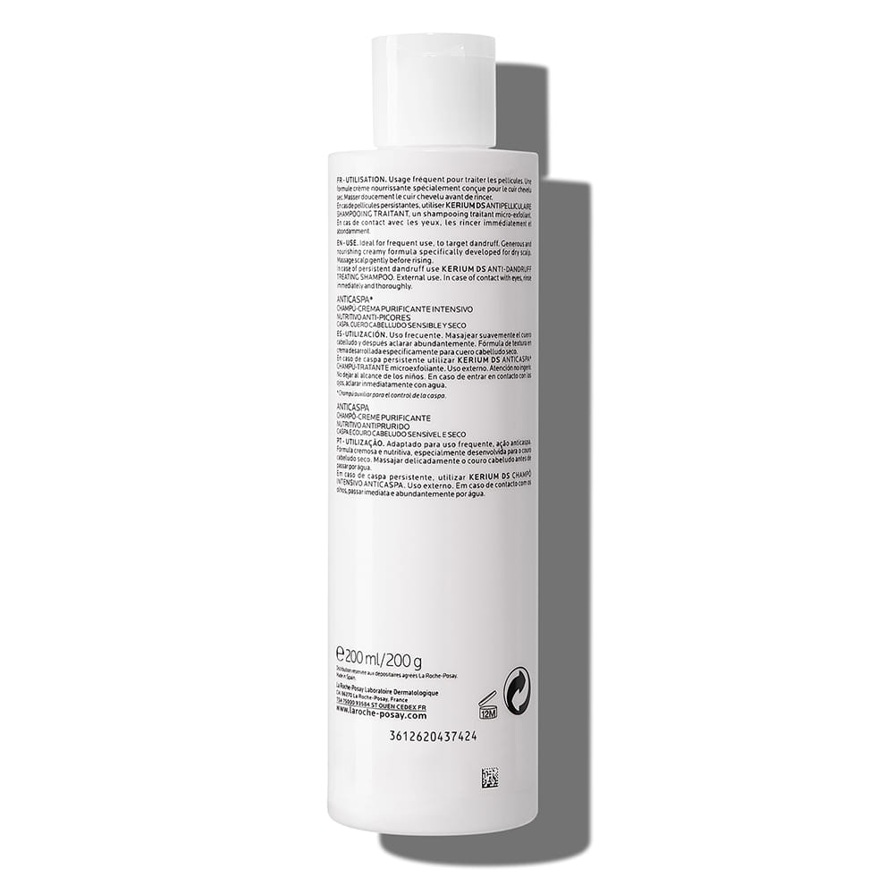 Shampoo Kerium Antiforfora per Capelli Secchi, 200ml