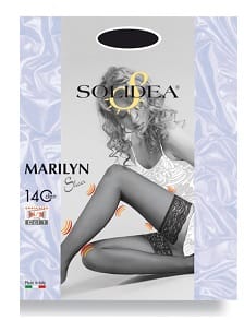 Calza autoreggente Solidea Marilyn 140 Sheer Glacé taglia M