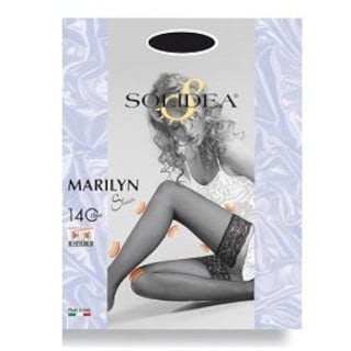 Calza autoreggente Solidea Marilyn 140 Sheer Glacé taglia S