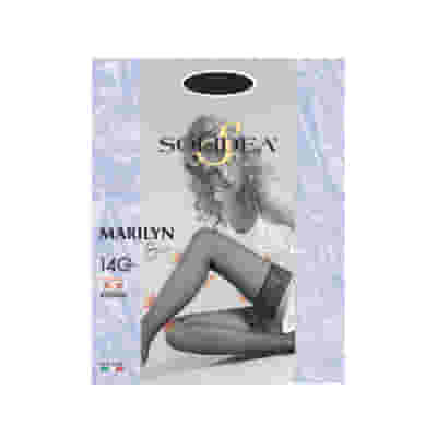 Calza autoreggente Solidea Marilyn 140 Sheer, taglia ML
