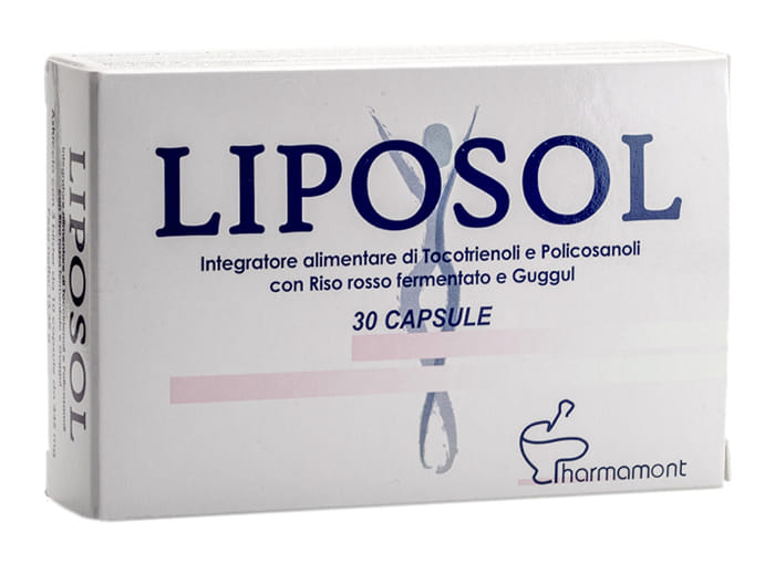 Integratore Liposol con riso rosso fermentato, 30 capsule