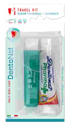 DENTONET VIAGGIO SPAZZOLINO MEDIO + DENTIFRICIO 25 ML