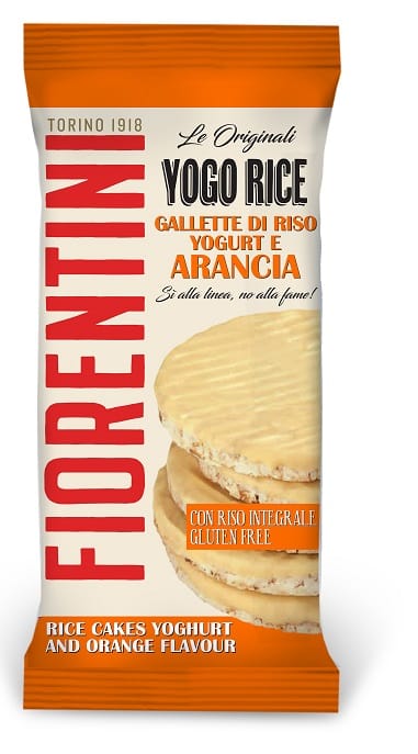 Gallette di riso Yogo Rice gusto yogurt e arancia 100g
