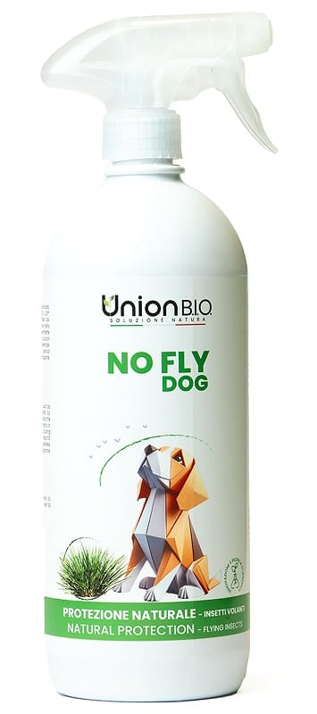 Spray repellente naturale No Fly Dog per animali, 1 litro