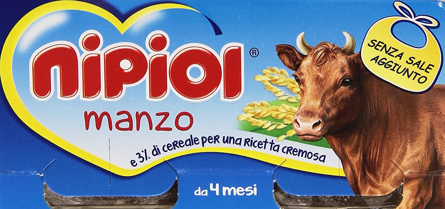 Nipiol Omogeneizzato Manzo 80 G 2 Pezzi