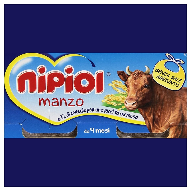Nipiol Omogeneizzato Manzo 80 G 2 Pezzi