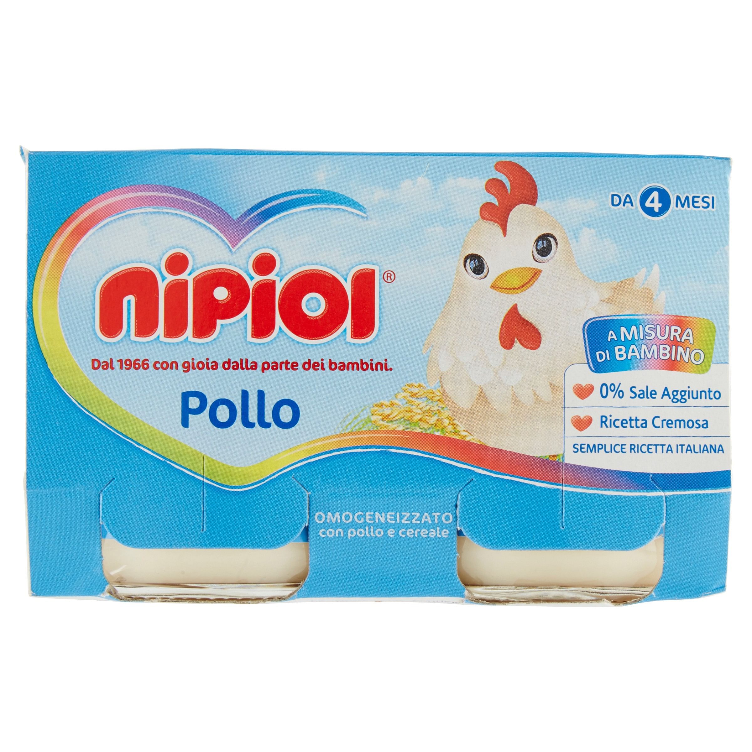 Nipiol Omogeneizzato Pollo 120 G X 2 Pezzi