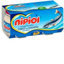 Nipiol Omogeneizzato Nasello 2 Pezzi 80 G