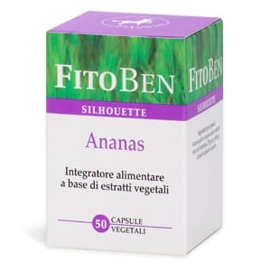 Integratore Fitoben Ananas per drenaggio, 50 capsule