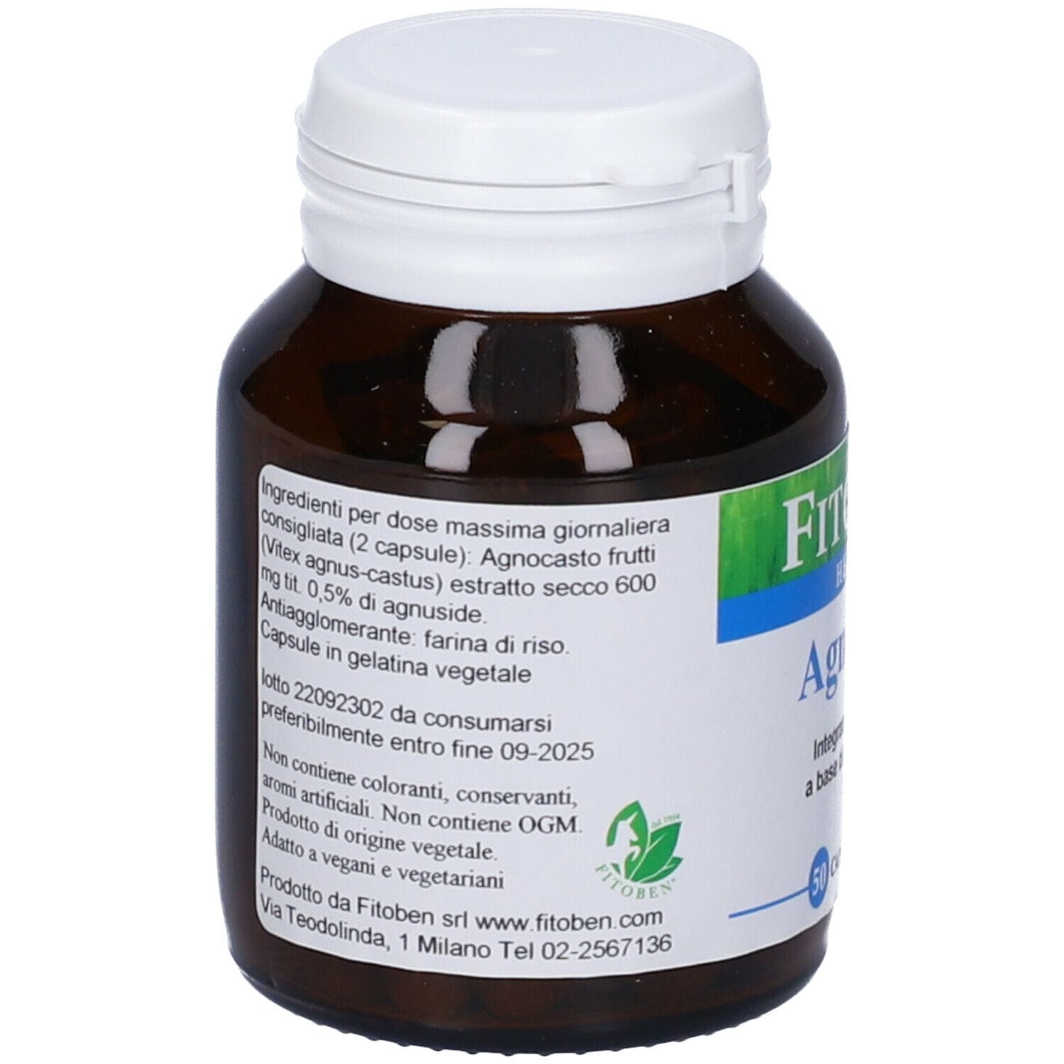 Integratore Fitoben Agnocasto per il ciclo, 50 capsule
