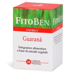 Integratore Fitoben Guaranà per energia, 50 capsule