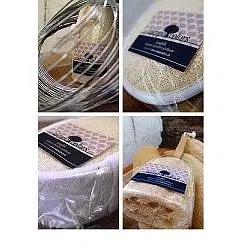 ALEPPOCOLORS LOOFAH CON SPUGNA ALEPPOCOLORS LOOFAH CON SPUGNA
