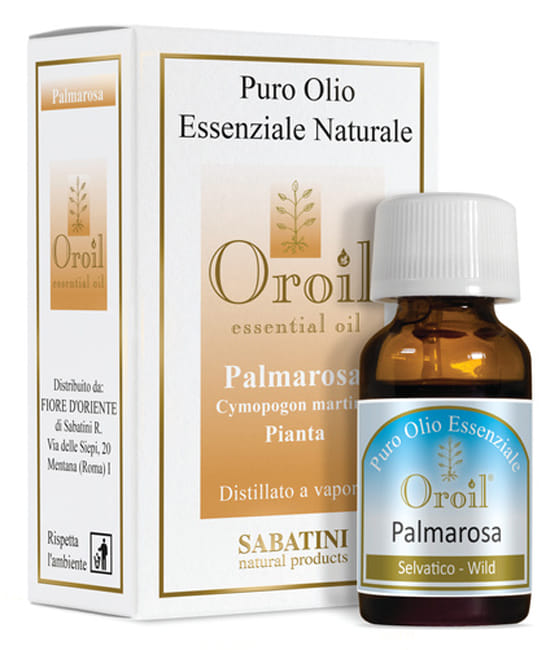 Olio Essenziale di Palmarosa Oroil per la pelle, 10ml