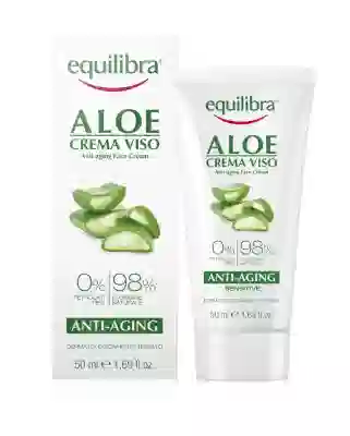 Crema viso antiaging all'aloe con sericina e vitamine, 50ml