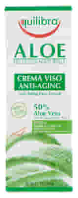 Crema viso antiaging all'aloe con sericina e vitamine, 50ml